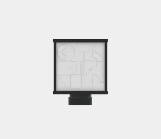 OUGE-ZT-B01-1 3D Printed Capital Lights